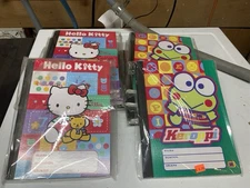 Brand New! Vintage Sanrio 1997 Hello Kitty & Keroppi Wide Ruled Line Notebook 6