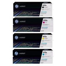 HP 410X High Yield Toner Set Genuine CF410X CF411X CF412X CF413X MFP M477fdw