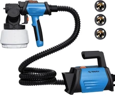 Tilswall 800W HVLP Paint Sprayer, High Power Electric Spray Gun 4 Nozzles *NEW*