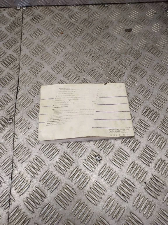 Toyota Land Cruiser (FJ60) 1988 Bedienungsanleitung 01999-60478 BRR10307 - Image 2 of 4