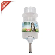 Durable Top Fill Water Bottle for Large Dogs - 44 Oz with Smart No-Drip Valve