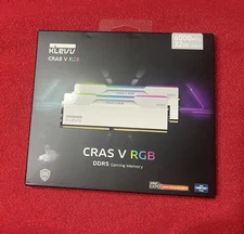 KlevvCRAS V RGB DDR5 6000 32GB(16*2)  Cl28 White New