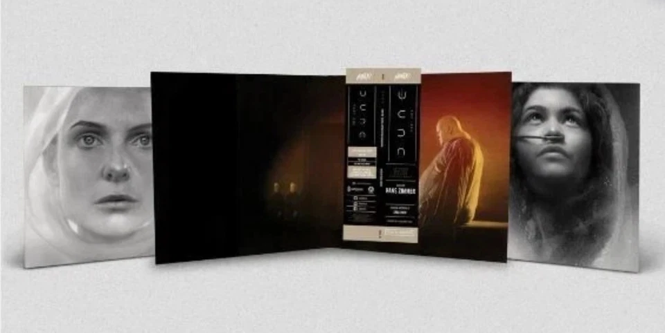 DUNE Original Vinyl Record Soundtrack 2xLP - Sands of Arrakis Variant MONDO NEW - Image 3 of 4