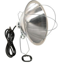 Clamp Lamp with 10 Inch Reflector and Bulb Guard 300 Watt Bulb, 6 Foot Cord