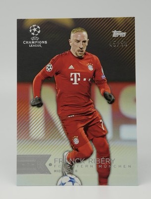 Franck Ribery 2015-2016 Topps UEFA CL Showcase Bayern München /50 Gold Parallel
