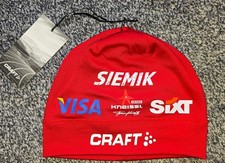 Craft Sportmütze Rot Langlauf Neu SIEMIK Sport  Team SIEMIK  ÖSV DSV
