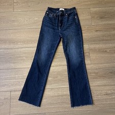 Pistola Blue Flare Wide leg jeans with high rise waist, 24. New without tag