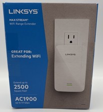 Linksys RE7000 Max Stream AC1900 WiFi Range Extender: Open Box