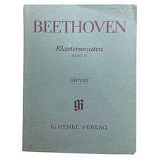 Beethoven Klaviersonaten Band 2 Henle Urtext Piano Sheet Music Volume 2 Vintage