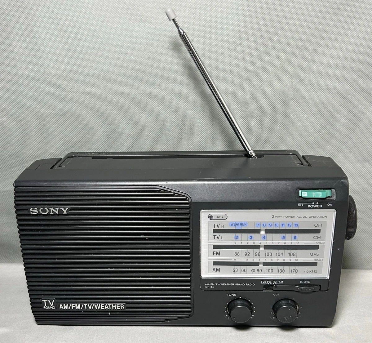 Preços baixos em Faixa de TV Sony Rádios AM/FM portátil com