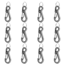 Small Carabiner Clip Metal Spring Snap Hooks Mini Paracord Hanging Clips for Cam