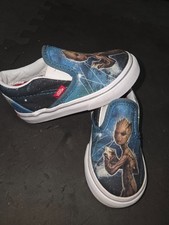 Vans Marvel Guardians of the Galaxy Groot Toddler slip-on shoes Size 6