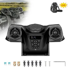 One-Piece Audio Radio Kit 240W Peak For 2018-2025 Polaris Ranger 1000/ XP/ Crew