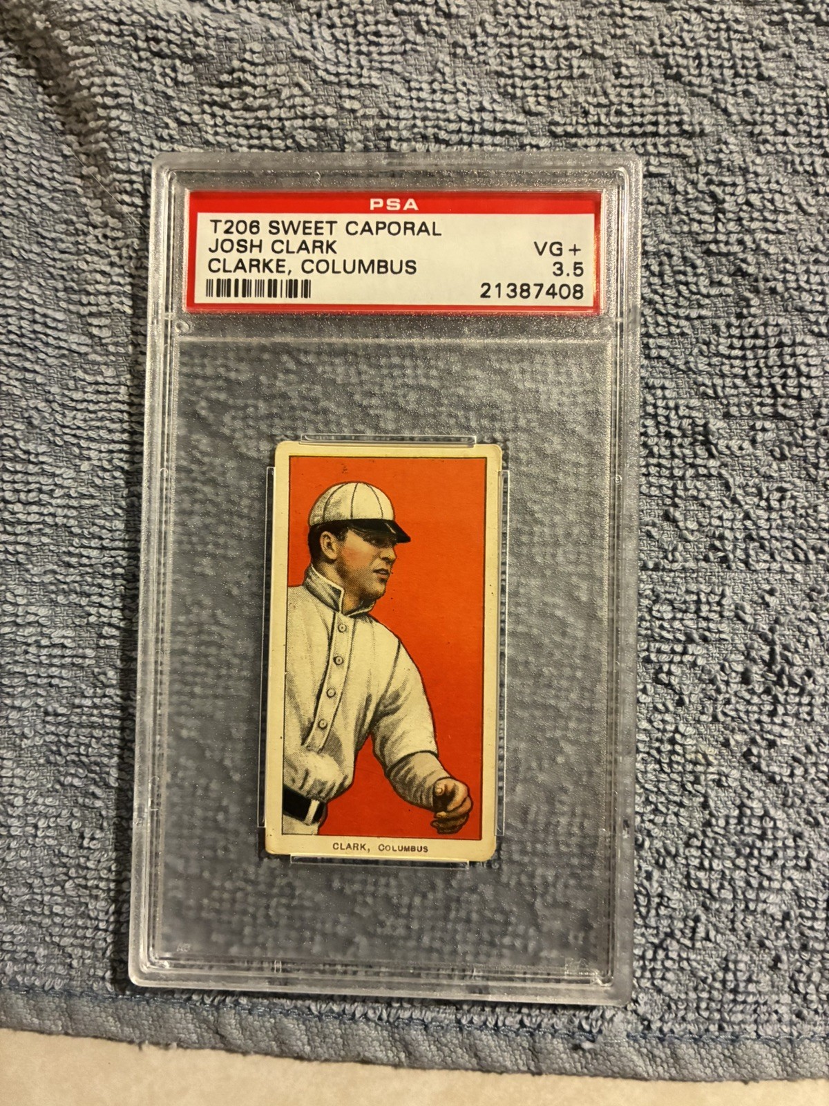 1909 T206 Josh Clark PSA 3.5 Sweet Caporal 