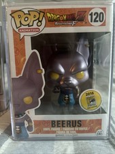 Funko Pop! Dragon Ball Beerus #120 Metallic 2016 esclusivo fumetto da collezione