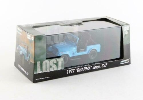 Nuovo Greenlight 1:43 Jeep CJ-7 - Dharma Jeep - Lost Serie TV - 86309 - Foto 3 di 3