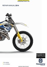 HUSQVARNA 2014 - TC 125 EU- REPAIR WORKSHOP SERVICE MANUAL REPRINTED