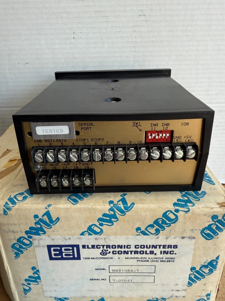 Contador multifunción Micro-Wiz MWB 108 A NUEVA CAJA ABIERTA Foto 3 de 3