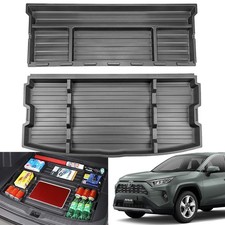SSBOX Custom-Fit Trunk Organizer for 2019-2025 Toyota RAV4, SUV Insert Cargo ...