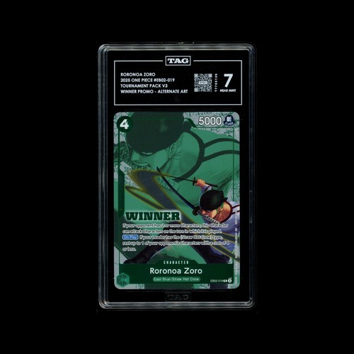 Roronoa Zoro (Winner Pack 2025 Vol. 3) graded TAG 7 for sale on eBay