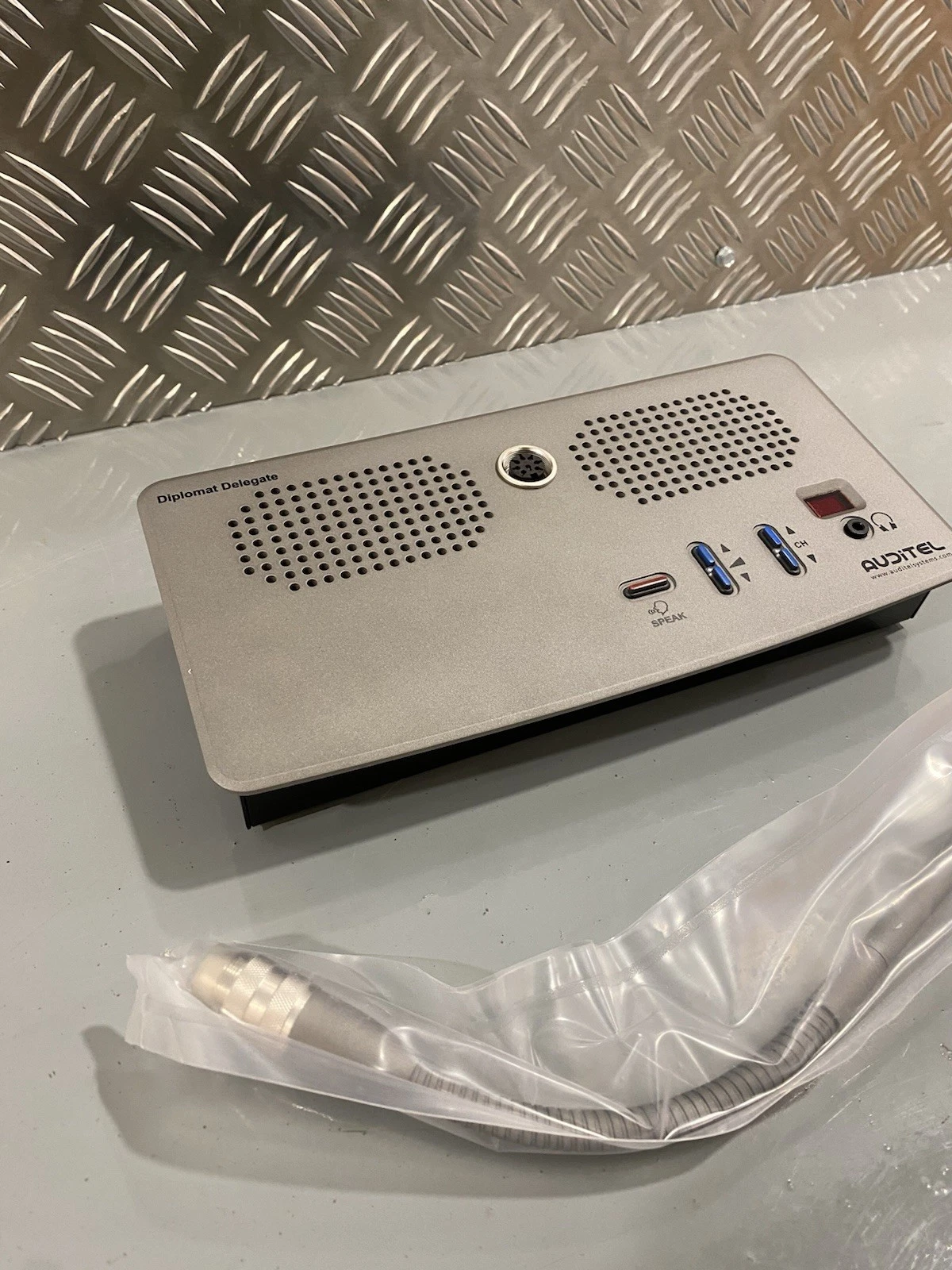 Auditel Diploma Delagete Conference Microphone Unit DDMU-S-1LP Brand New 2