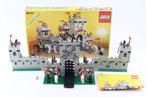 Vtg 1984 LEGO 6080 King's Castle 100% Complete w/ Box & Instructions