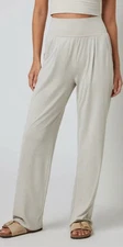 Vuori Women's Pants Lux At Ease Straight Leg Suede Color SZ L