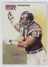 1991 Pro Set All-AFC Team Leslie O'Neal #421 n3m