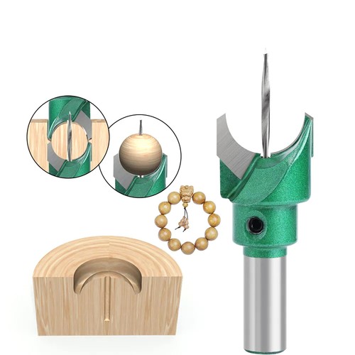 Shank Wooden Bead Making Drill Bit Set Cutter Kit Durable Tungsten Carbide - Foto 9 di 21
