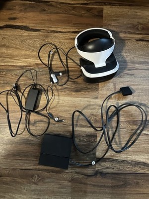 Sony PlayStation VR Headset PSVR CUH-ZVR1 PS4 PS5 V1 Untested For Parts Repair