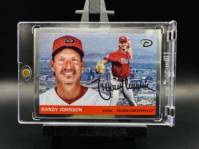 2025 Topps Chrome Platinum RANDY JOHNSON No. 55CV-3 CITY VARIATION SSP! DBACKS!