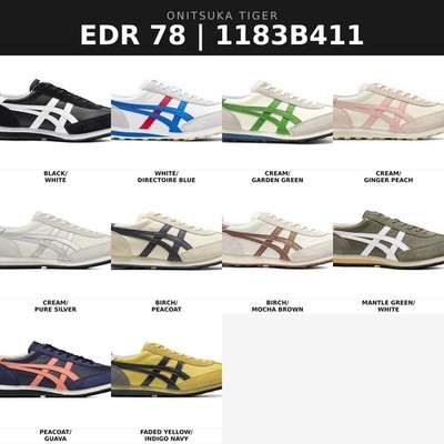 Onitsuka Tiger EDR 78 1183B411 10 Colors Unisex Adult Shoes Japan
