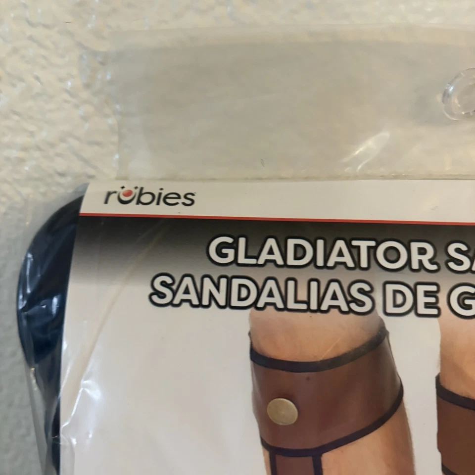 Sandalias Gladiador Hombre Disfraz Recreación Vestir Personaje Bíblico NUEVAS Foto 4 de 4