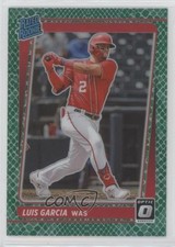 2021 Donruss Optic Rated Rookie Green Dragon Prizm 86/88 Luis Garcia V #45 2q9