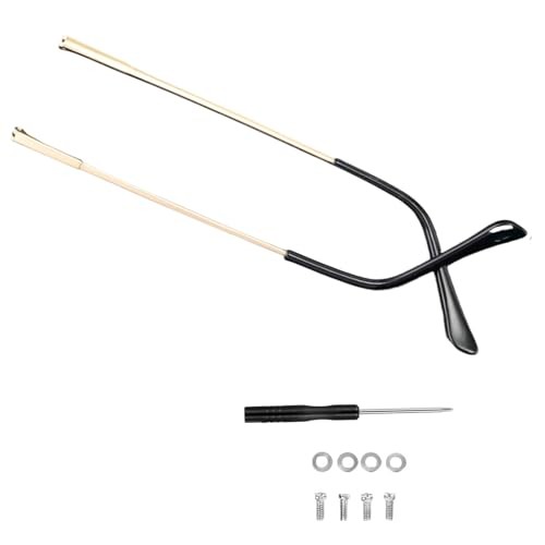 Kit Ricambio e Riparazione Braccio Occhiali in Metallo, Templi Fai da Te per Occhiali Oro - Foto 1 di 6