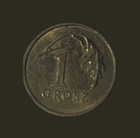 2003 Poland 🇵🇱 1 Grosz Manganese-Brass Coin — photo 2