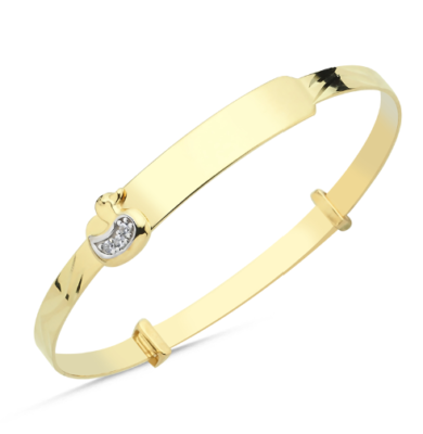 Histoire D'or Bracelet Bebe Fille Enfant Or Jaune 18 Carats