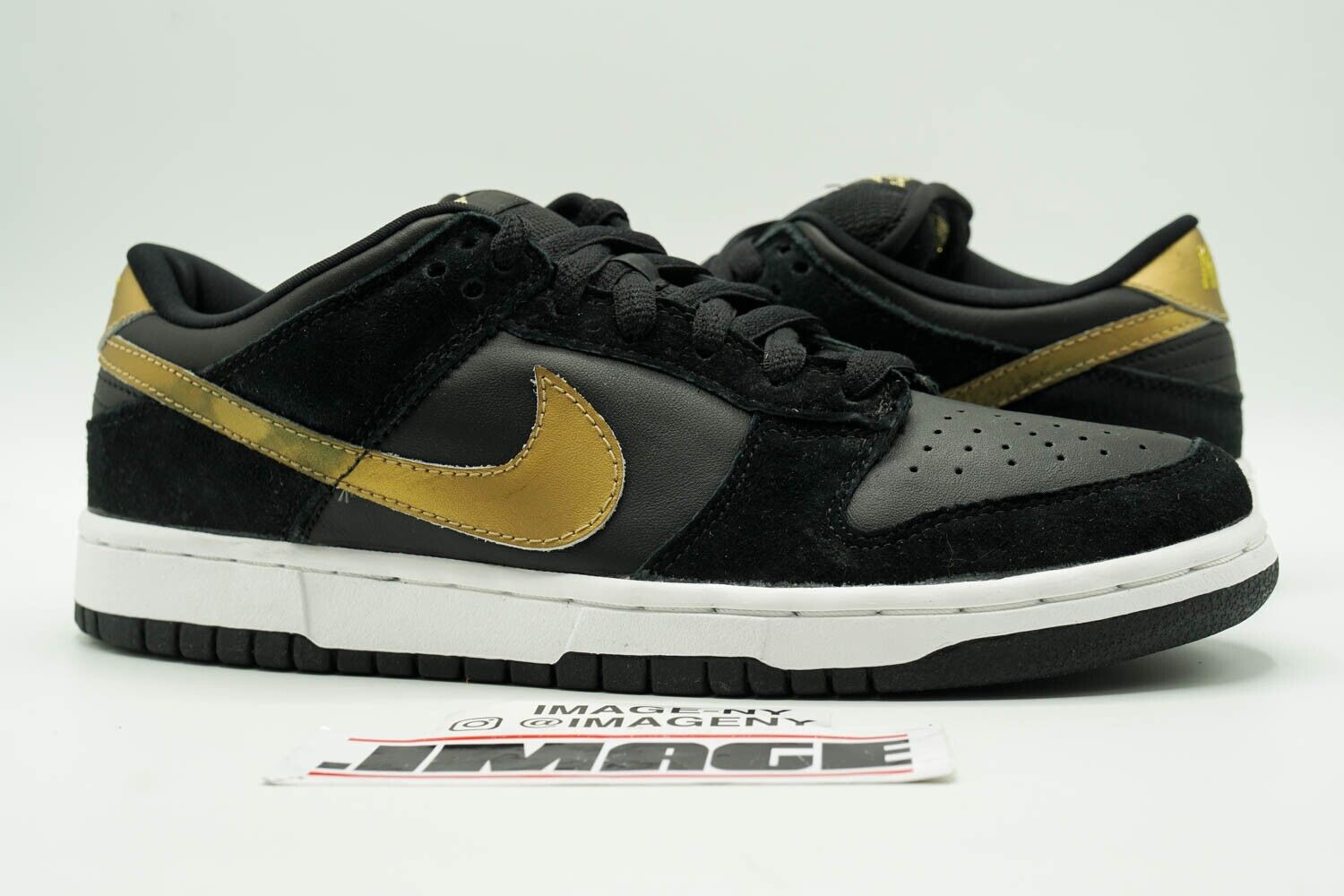 NIKE DUNK LOW PRO SB NEW SIZE 8 TAKASHI BLACK METALLIC GOLD 304292 072