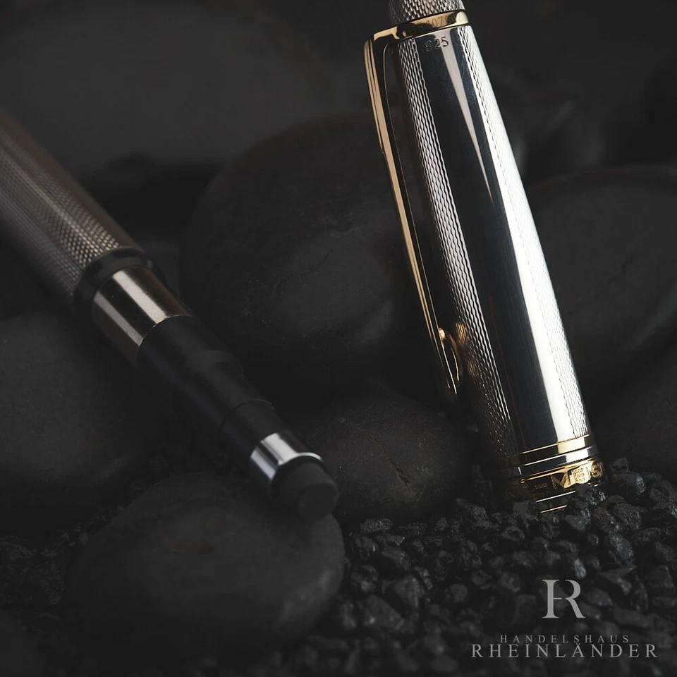 Классический механический карандаш Montblanc Meisterstück Solitaire из чистого серебра 1656 - Изображение 2 из 4