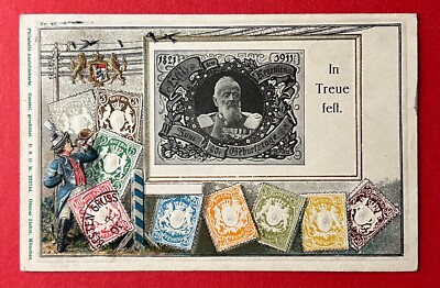 Stamps minted postcard Bavaria around 1911 Prince Regent Luitpold (146395