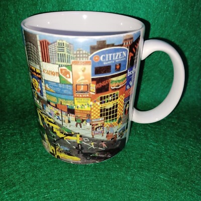 【未開封】Pat Singer タイムズスクエア New York Times Square Vintage 1989 Pat Singer Mug. | eBay