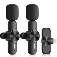 Dual Wireless Iphone/ipad Lavalier Mic For Video Recording | Interview/vlog