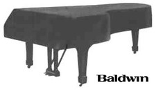 Baldwin L, C  K Grand Piano Cover 6'3" Black Mackintosh Made in USA