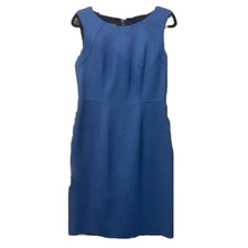 Talbots Wool Blend A Line Dress in Blue Size 6