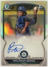 Prelander Berroa 2023 1st Bowman Chrome 1st Auto Refractor /499 ChicagoWhite Sox