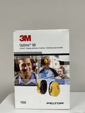 3M Peltor Optime 98 Earmuffs H9A, Over-the-Head *Brand New*
