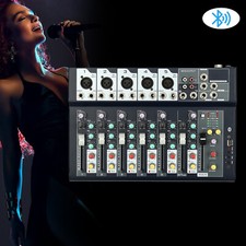 Mixer audio professionale 7 canali Bluetooth USB amplificatore audio console mixer console