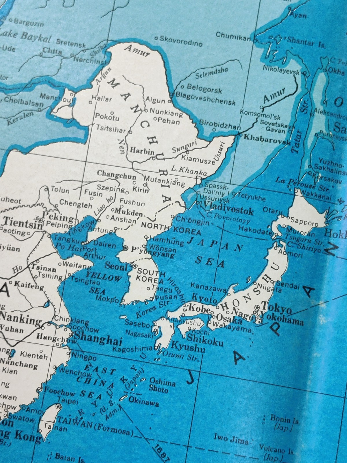 Vtg 1970 Associated Press Background News Map Vietnam War Apollo Moon Missions