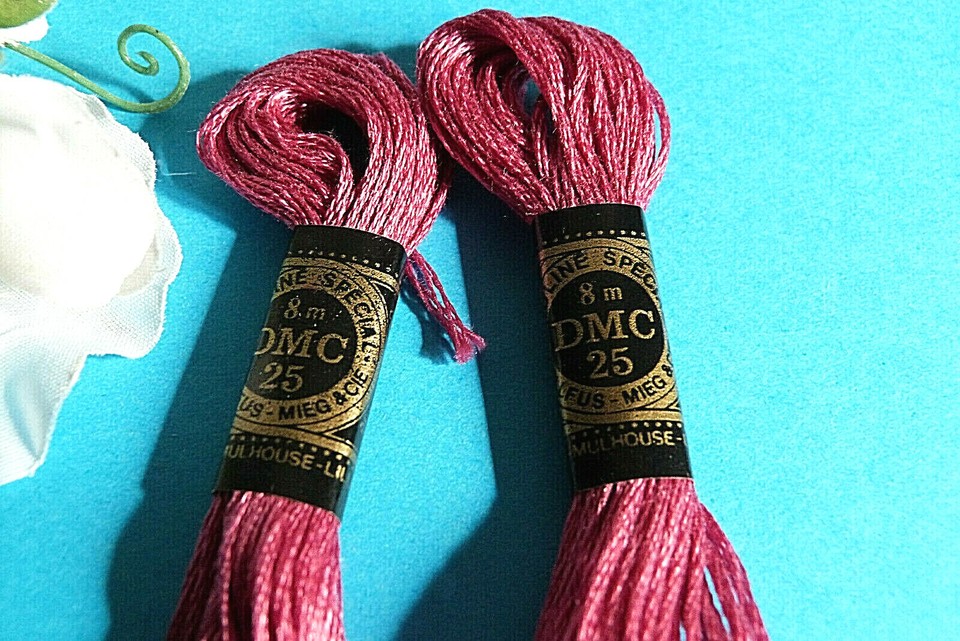 DMC Set Di 3 Matassine Mouliné Spécial Filo Ricamo 100% Cotone - Nero 310 Per Punto Croce E Tutte Le Tecniche - Foto 10