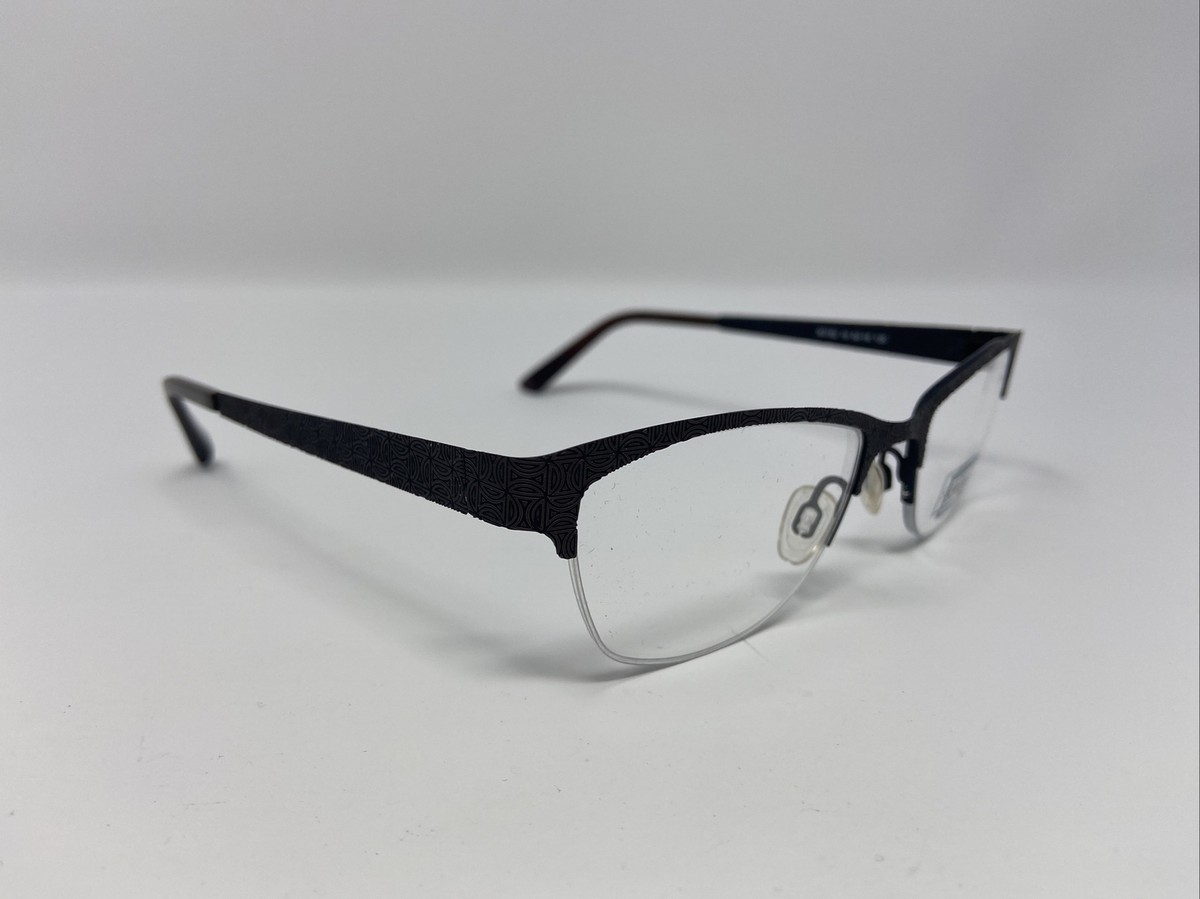 STRATUS EYEGLASSES FRAME M3182 19 50-18-135 BROWN HALF RIM  display picture 3